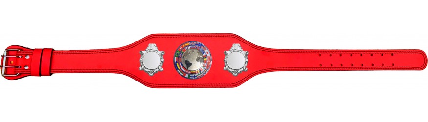 CHAMPIONSHIP BELT - BUD003/S/FLAGS - AVAILABLE IN 4 COLOURS